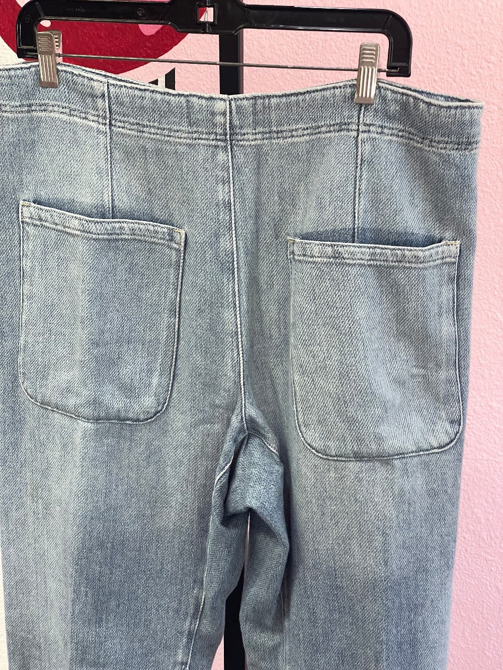 We the Free Textured Barrel Leg Jeans
