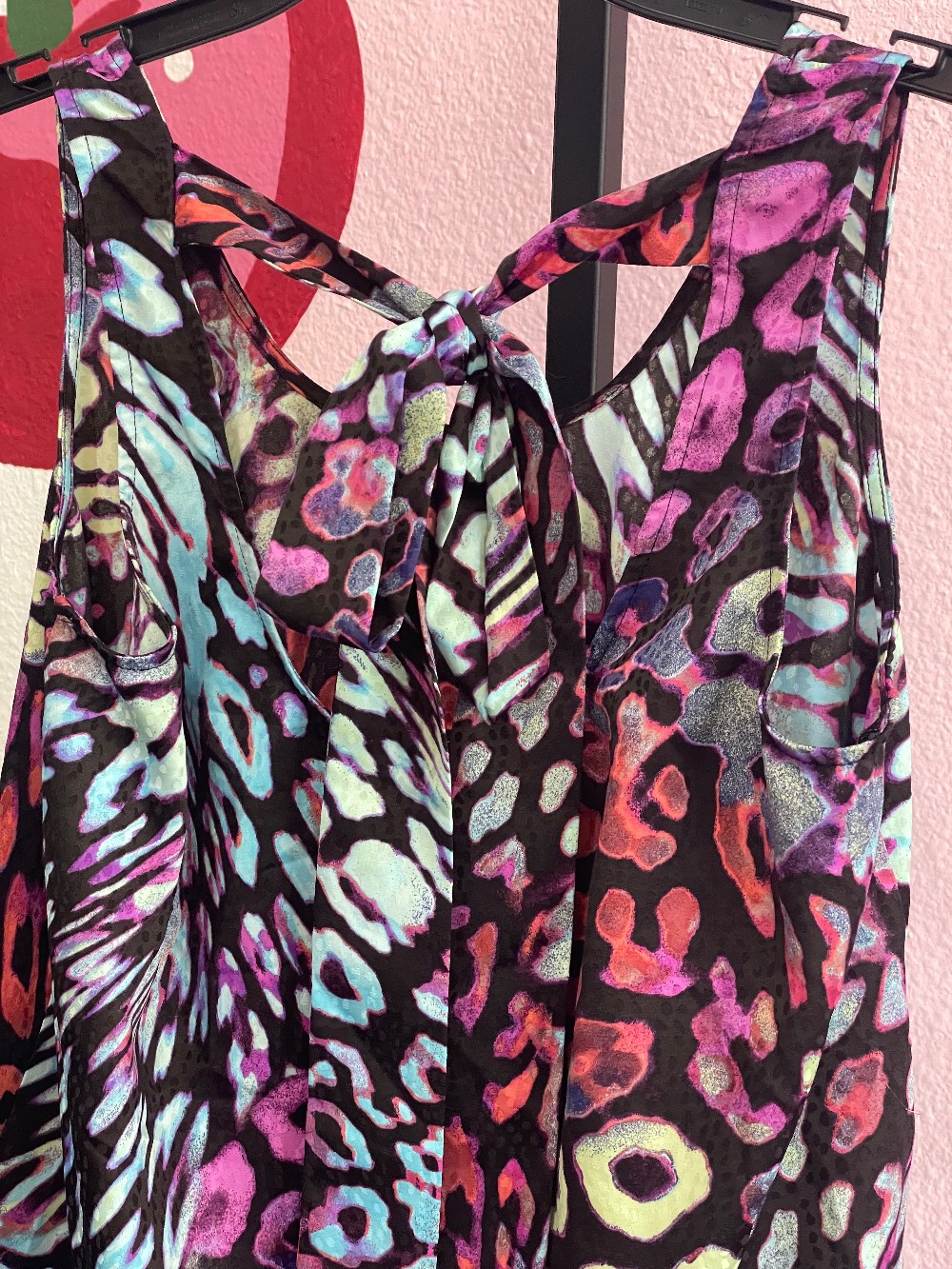 Rachel Roy Leopard Tie Back Tank