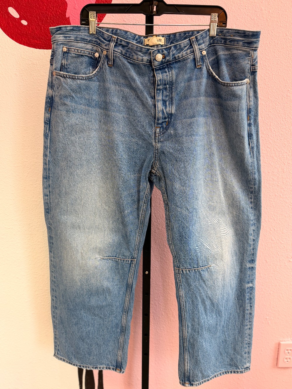 Madewell Darted Barrel Leg Jeans