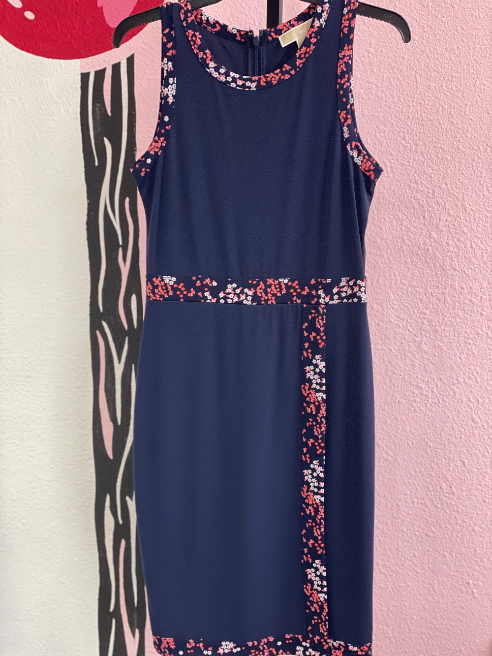 Michael Kors Floral Faux Wrap Dress