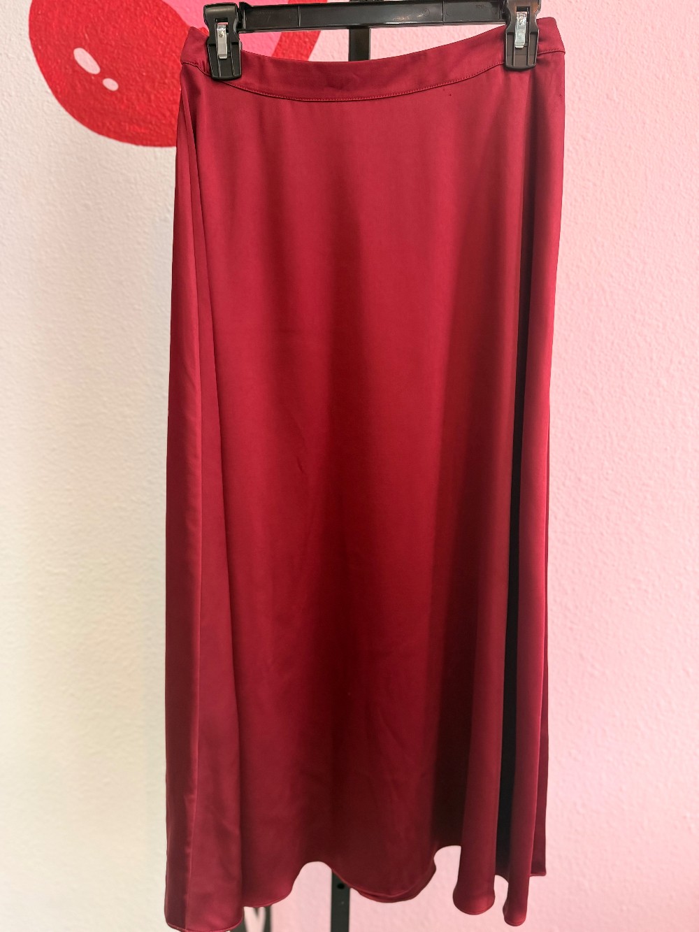 Chicos Satin Maxi Skirt