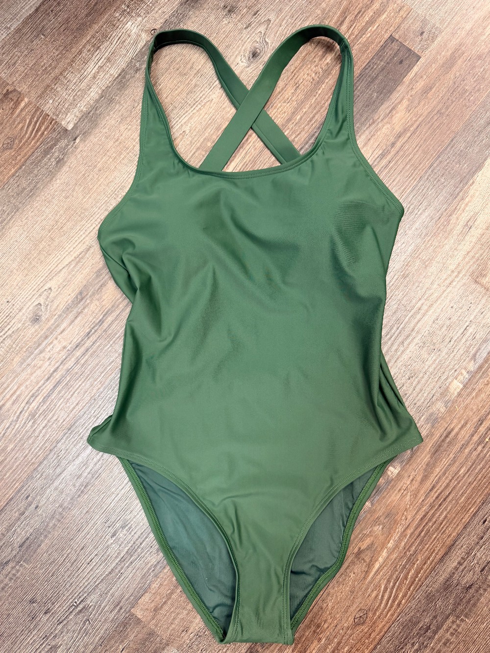 Quince 1 Piece Italian Crossback Swimsuit
