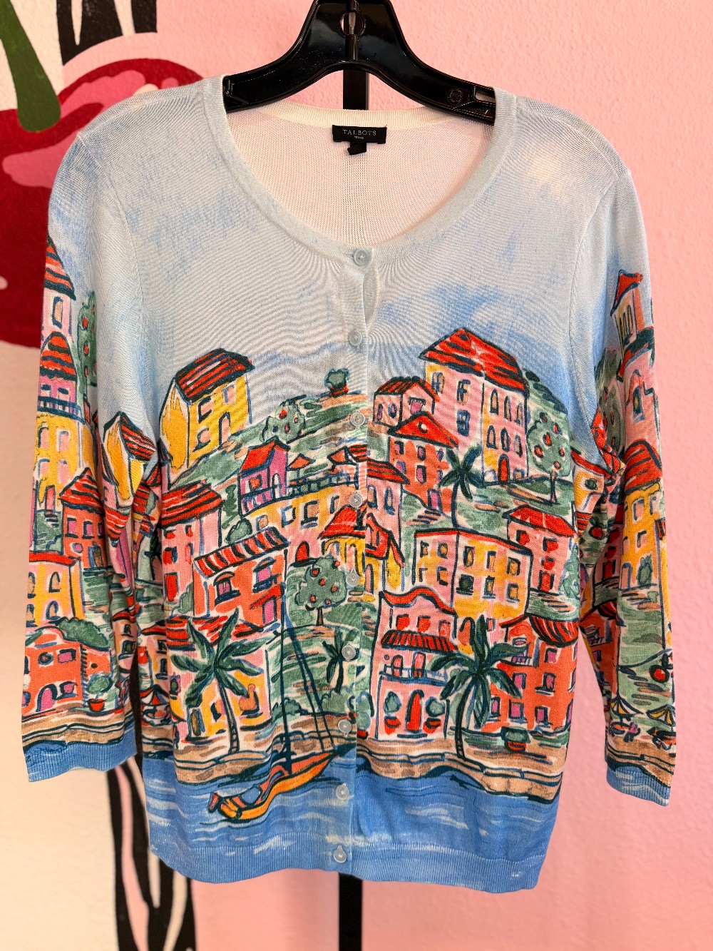 Talbots Mediterranean Cardigan