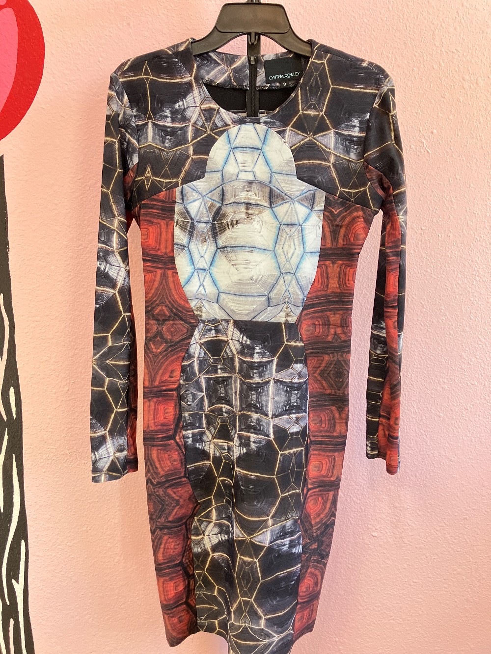 Cynthia Rowley Geo Pattern Dress