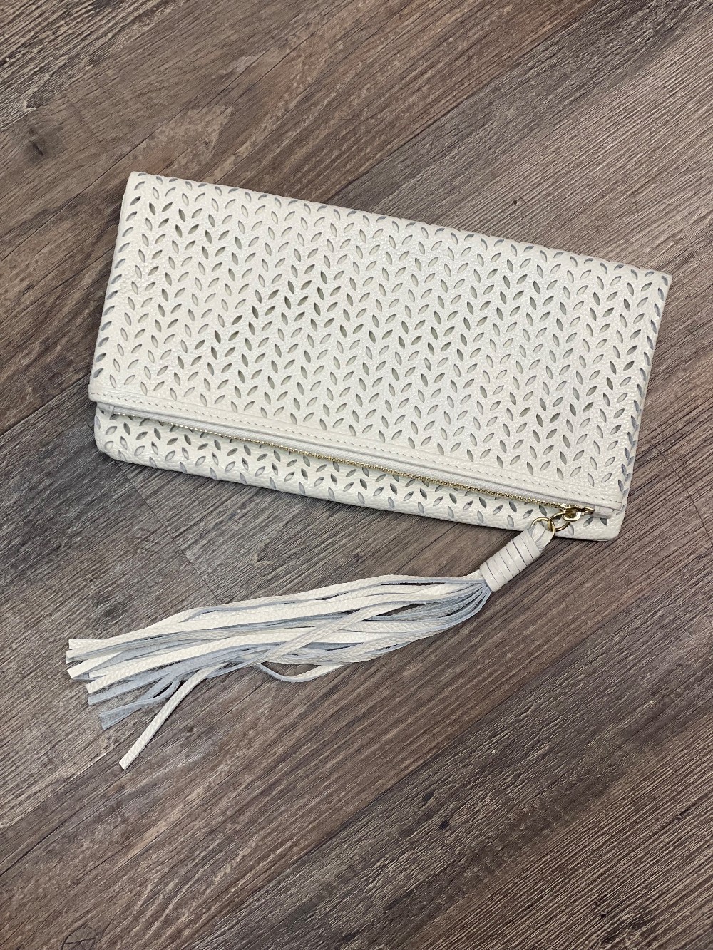 B-Low the Belt Lasercut Foldover Clutch