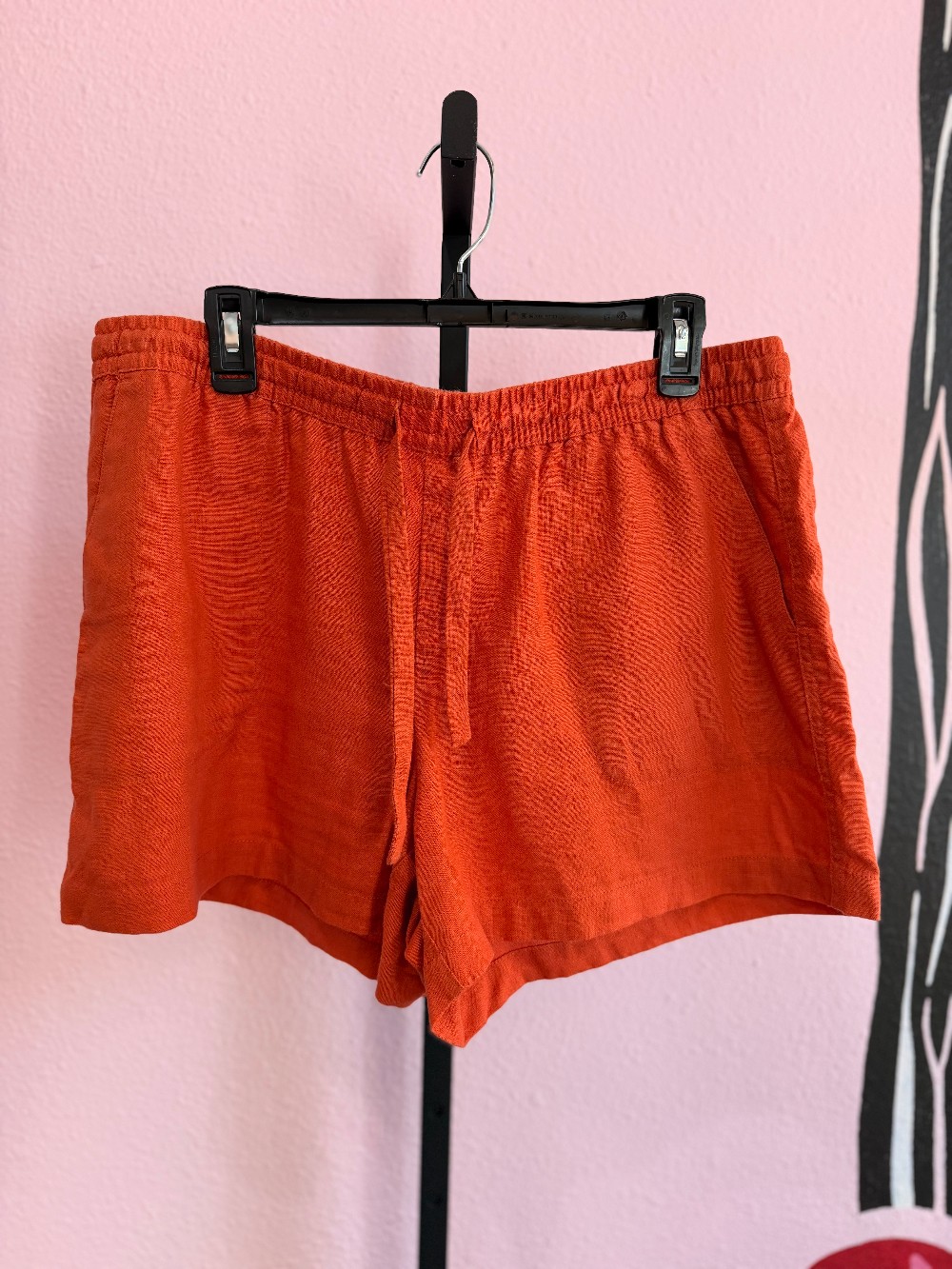 Garnet Hill Linen Drawstring Shorts