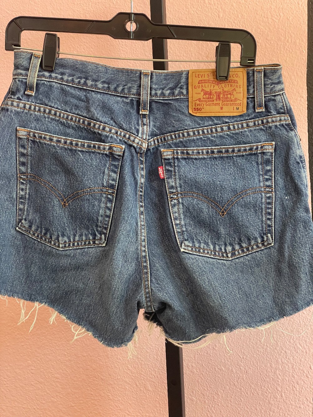 Levi's 550 Cutoff Denim Shorts