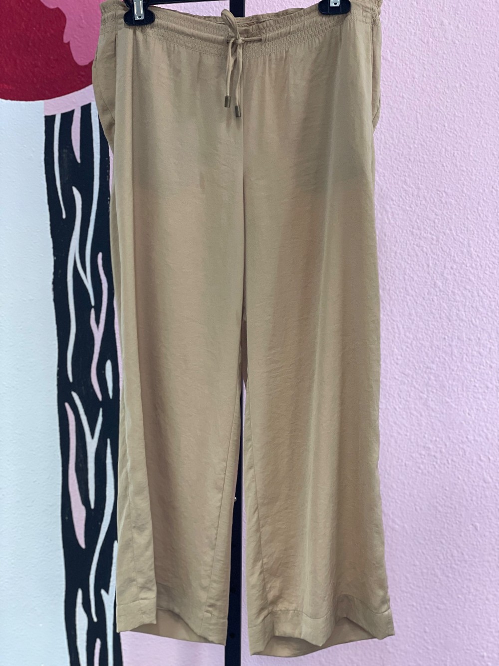 Lauren Satin Flowy Drawstring Pants