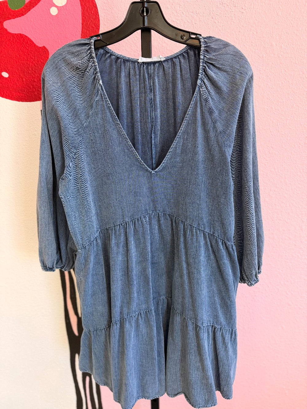 Talulah Chambray Long Sleeve Dress
