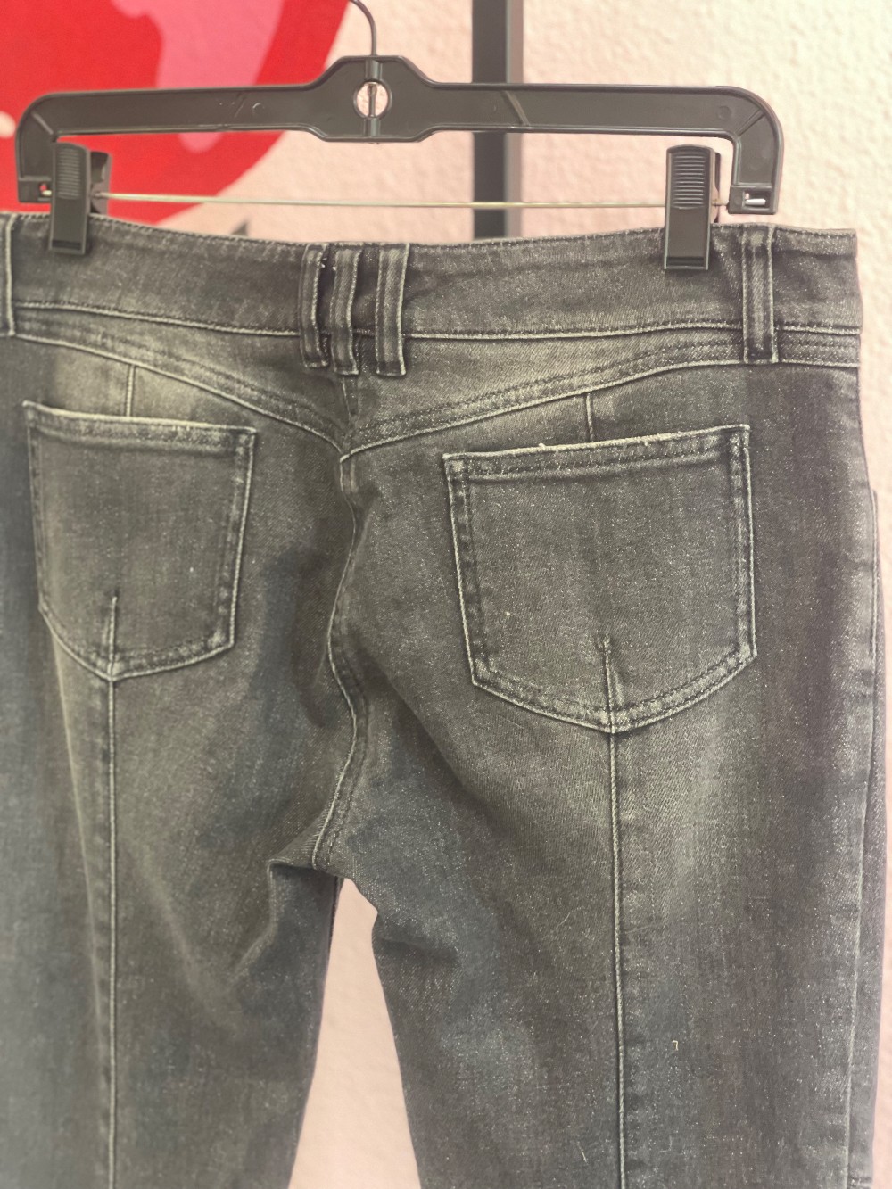 Balmain Zip Detail Moto Skinny Jeans