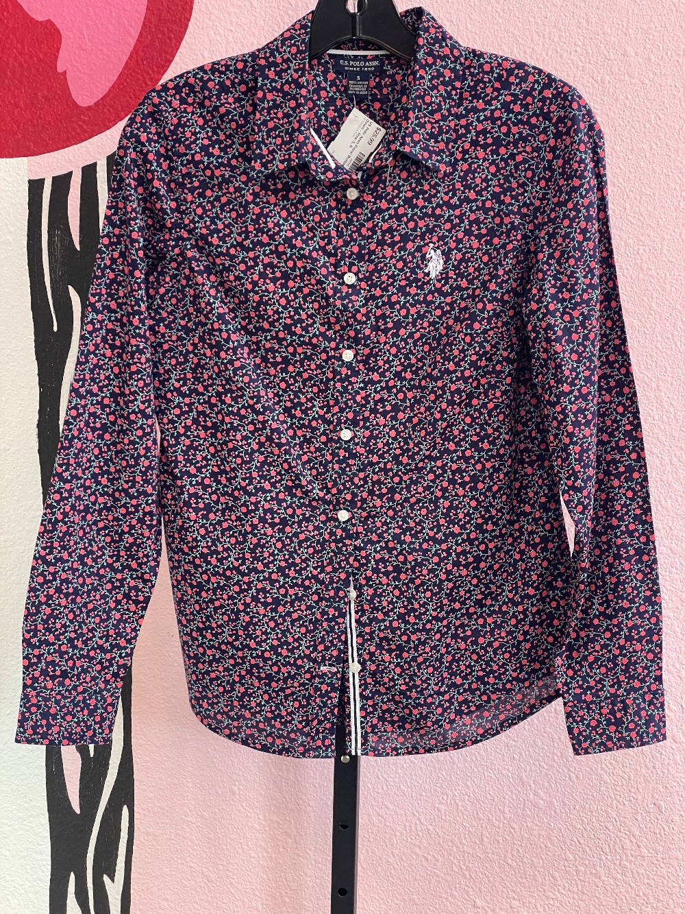 US Polo Assn Floral Button Down