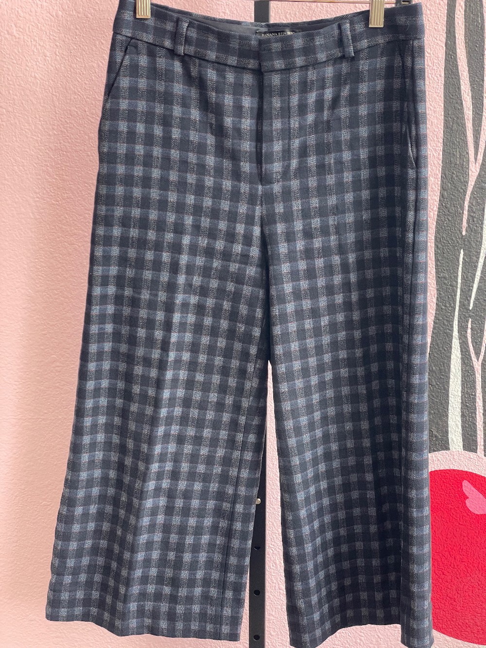 Banana Republic Plaid Crop Pants