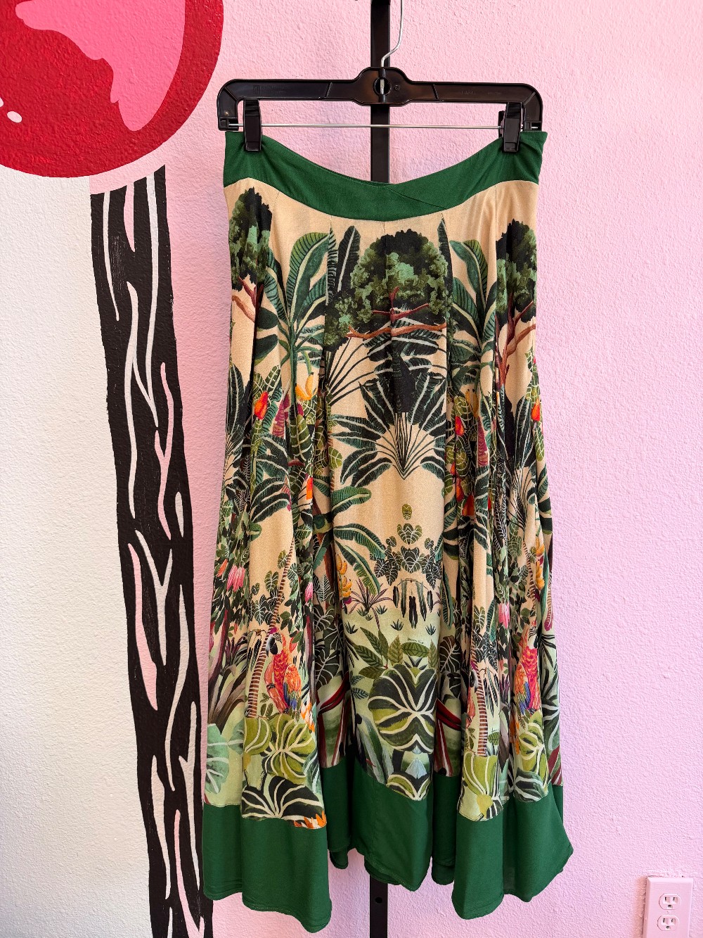 Farm Rio Jungle Print Maxi Skirt