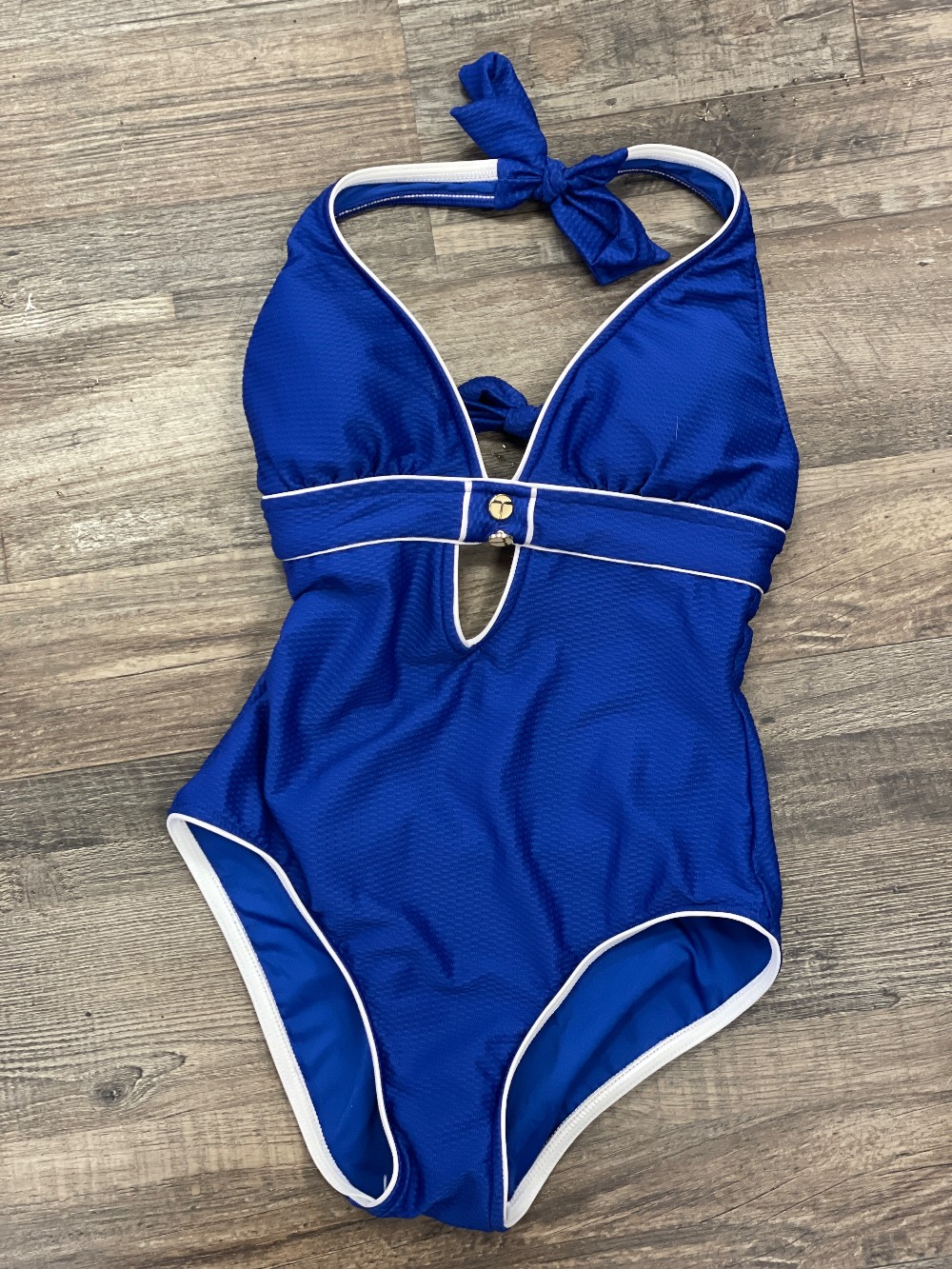Trina Turk Textured One Piece Swim