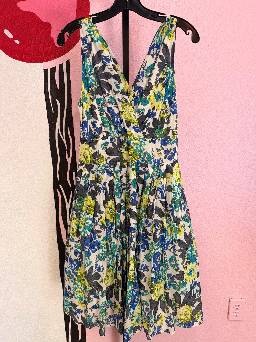 Aryeh Floral Sleeveless Cotton Dress