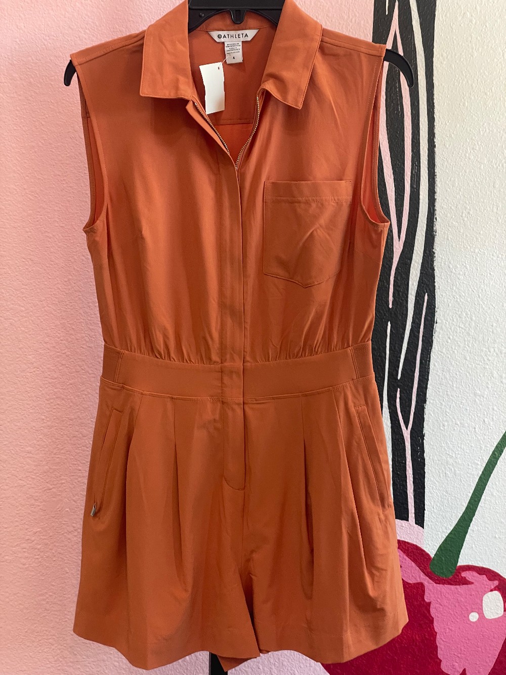 Athleta Collared Romper