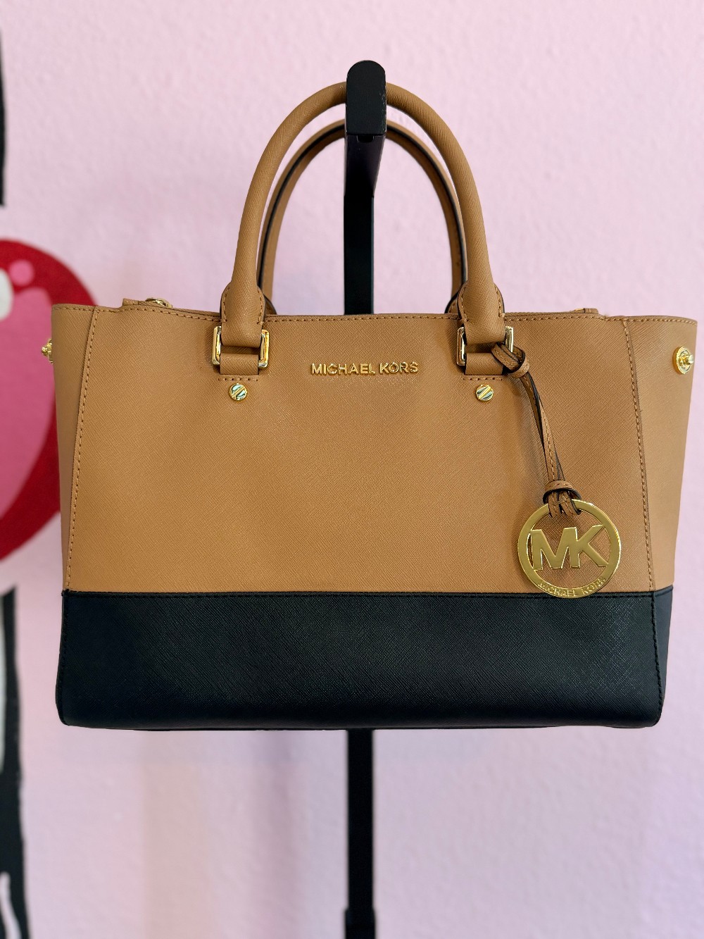 Michael Kors Two Tone Sutton Satchel Bag