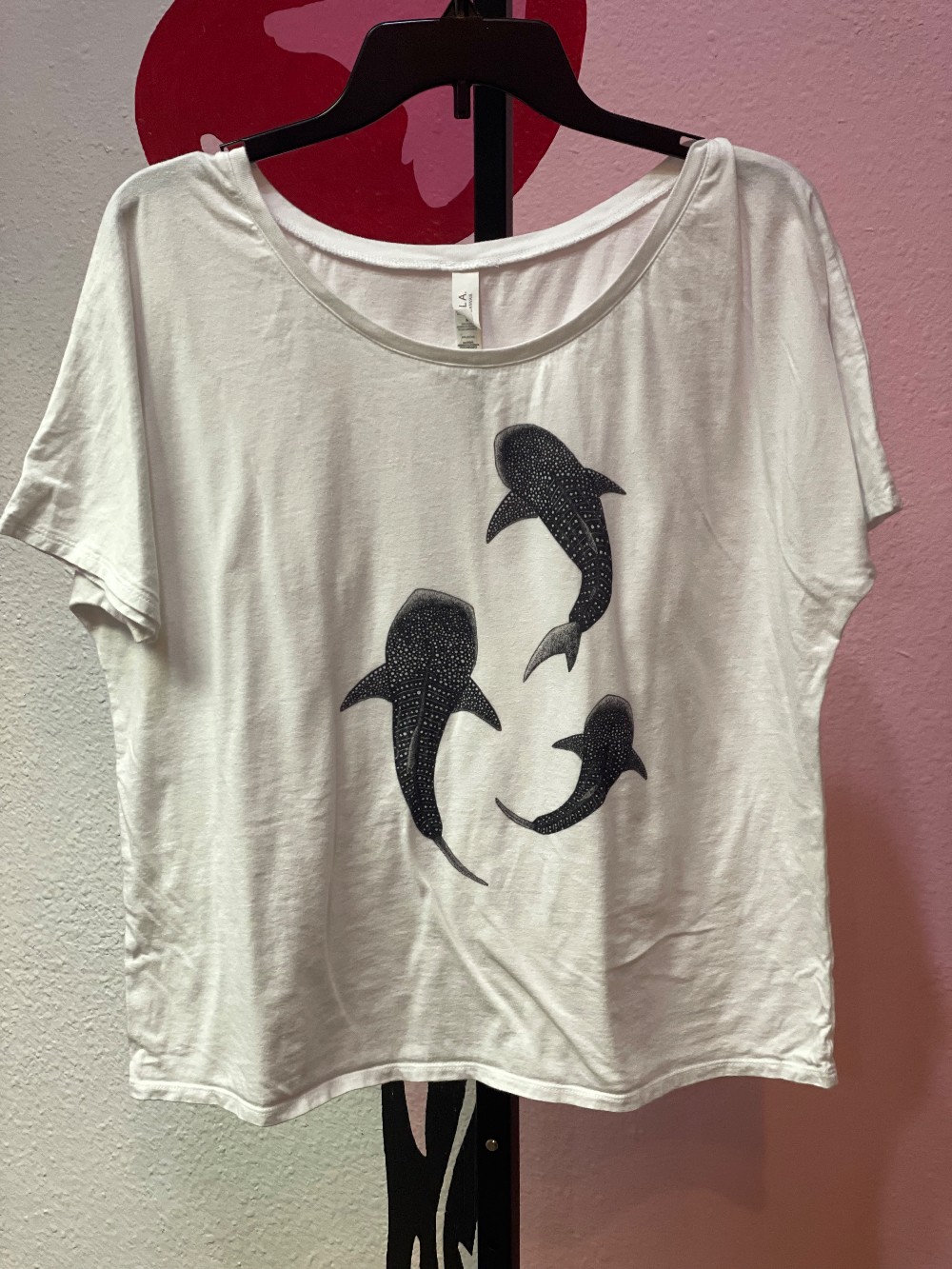 Bella Batwing Shark Graphic Tee