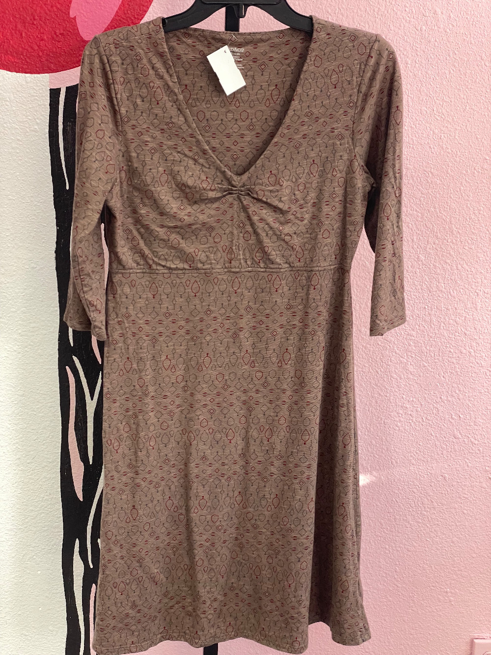 Toad & Co Patterned V-Neck Empire Waist Dress