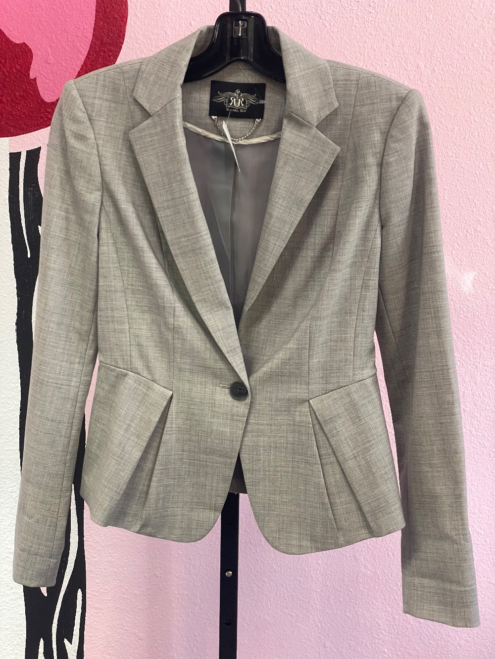 Rachel Roy Wool Peplum Blazer