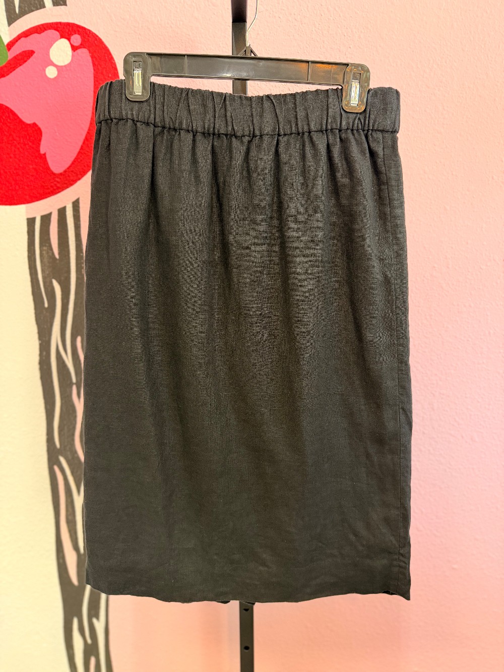 J Crew Linen Straight Skirt