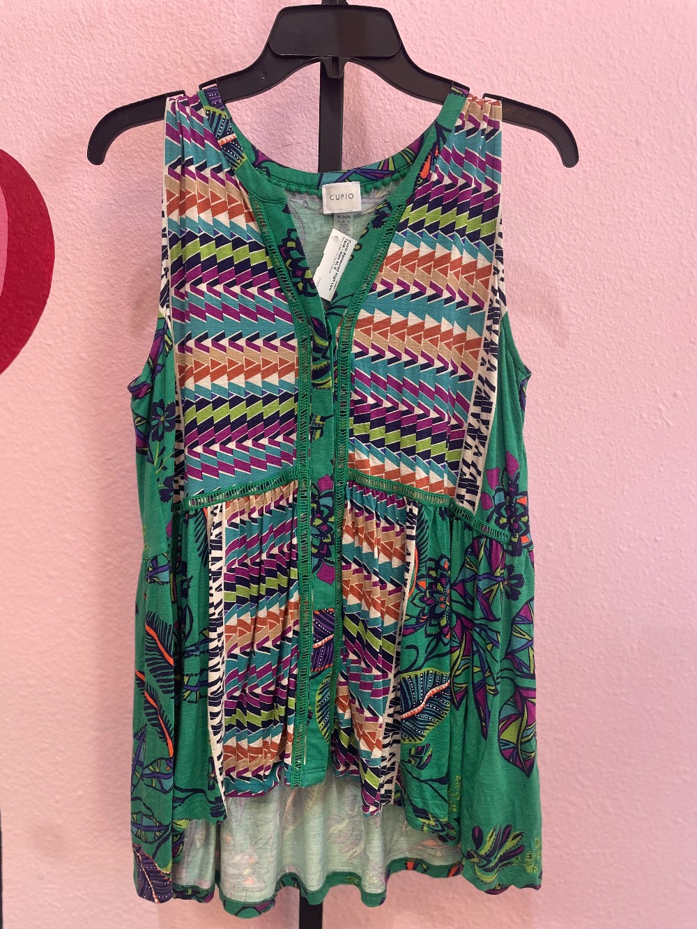 Cupio Patterned High Low Tank