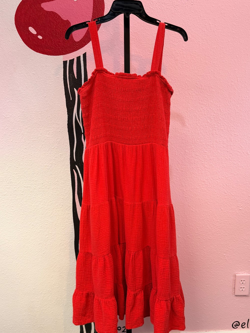 C&C Calif Cotton Gauze Midi Dress