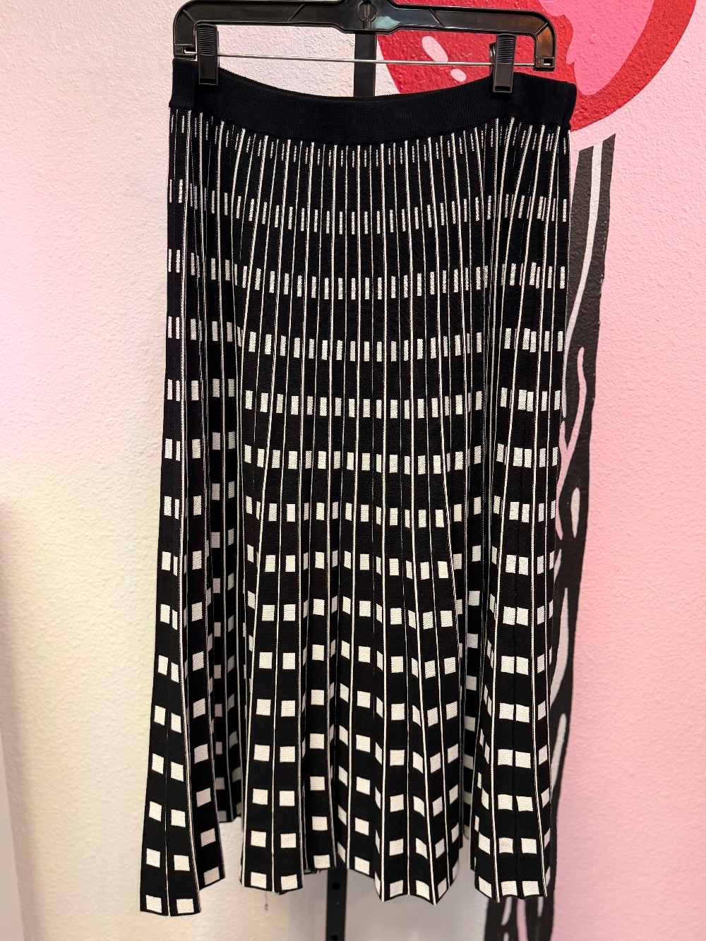 Bohme Maxi Pleated Knit Skirt