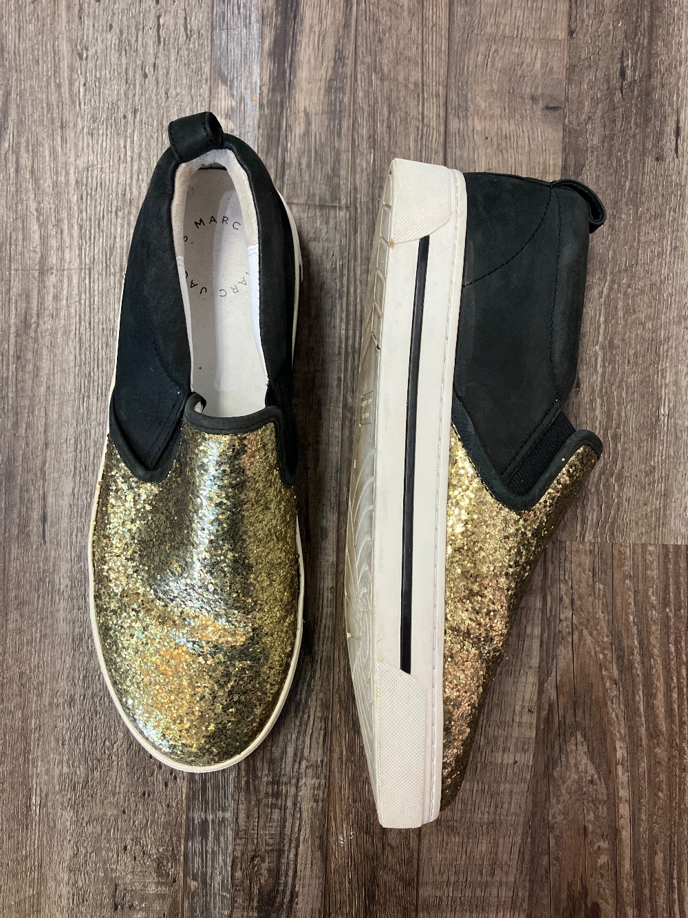Marc by Marc Jacobs Glitter Slip On Sneakers