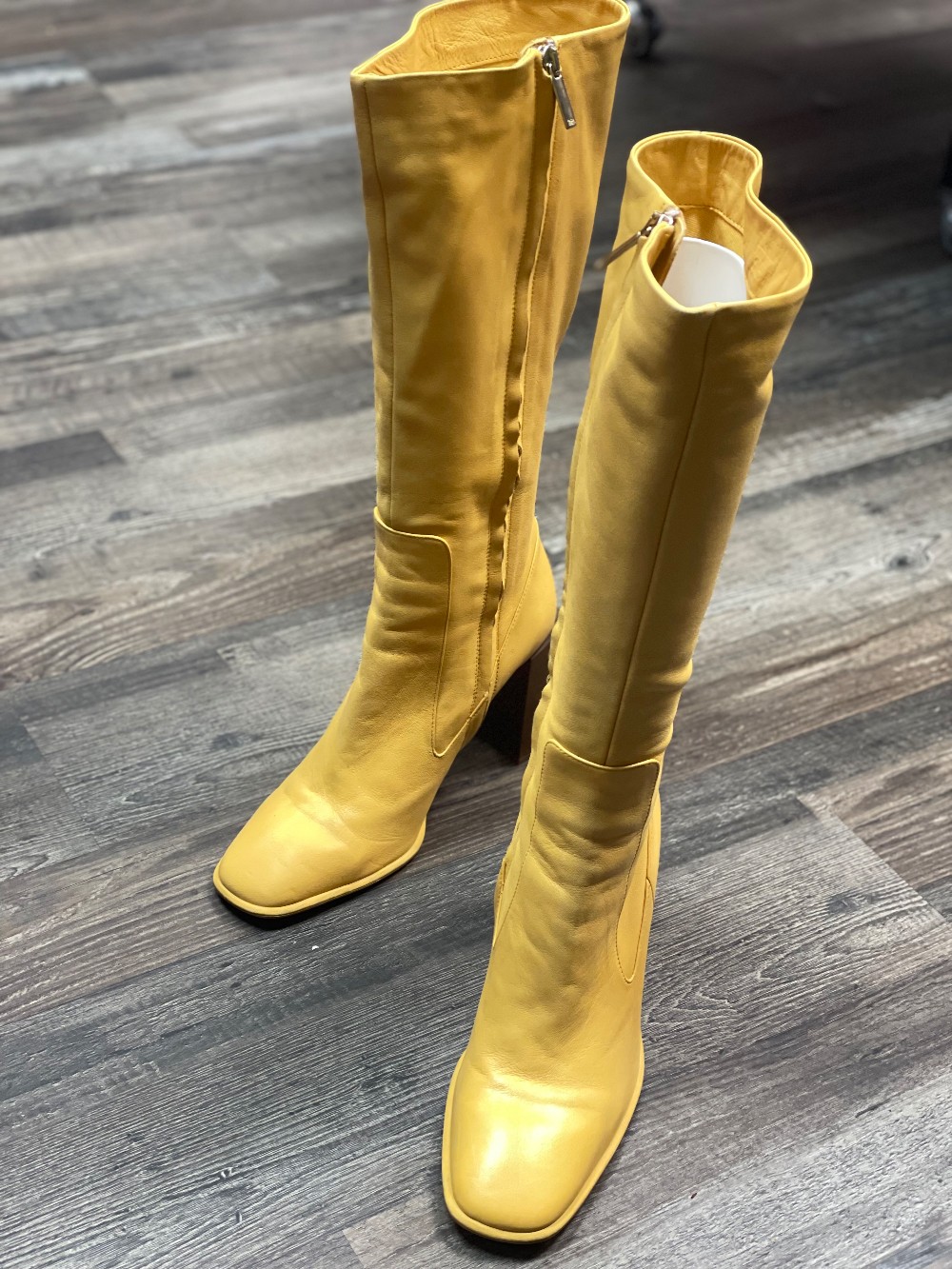 Zara Knee High Heeled Boots