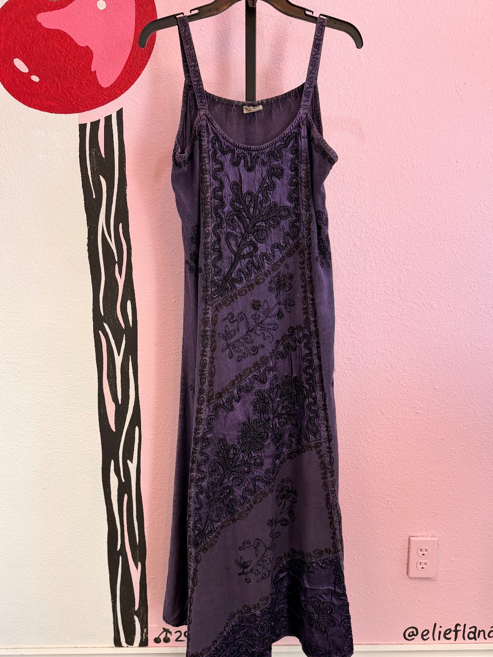 Magic Batik Embroidered Maxi Dress