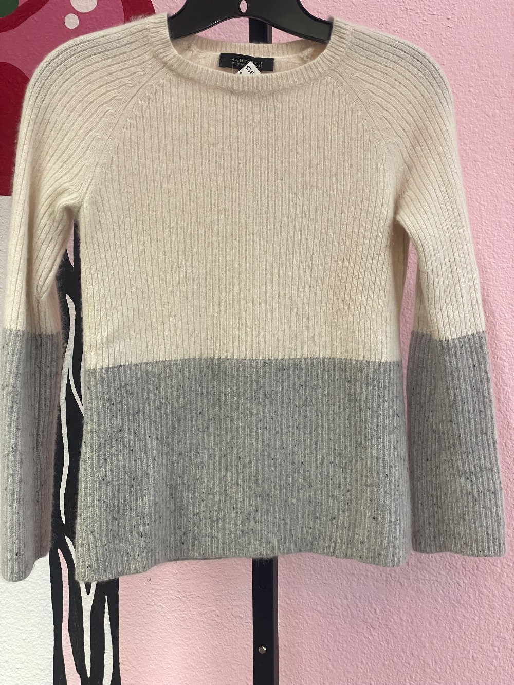 Ann Taylor Ribbed Cashmere Sweater