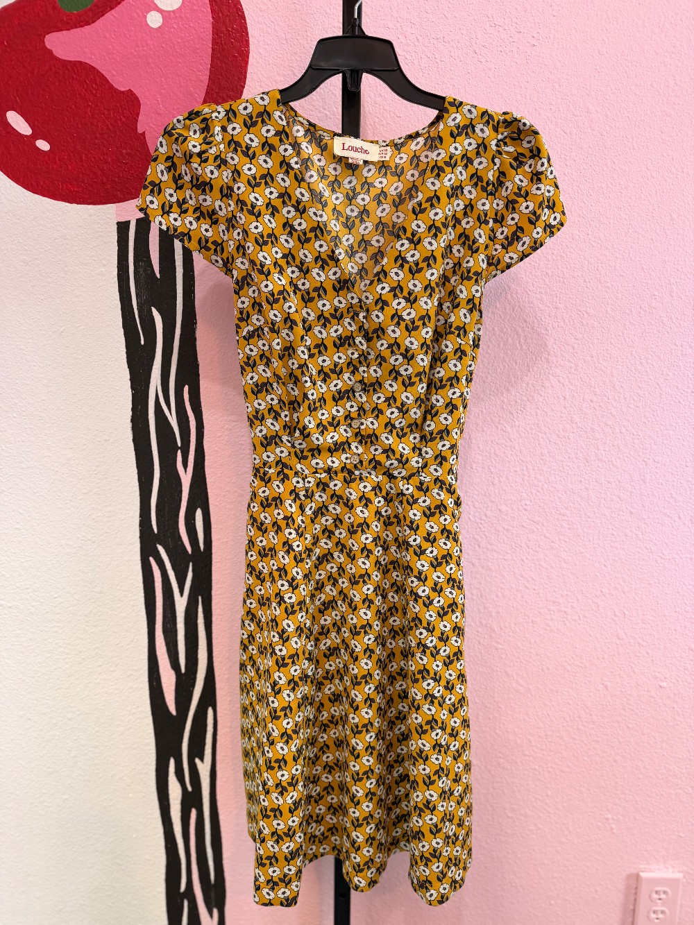 Louche Floral Short Sleeve Dress
