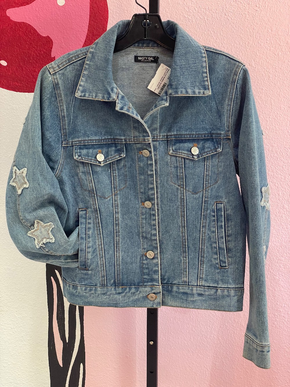 Nasty Gal Babes Against Bullshit Denim Jacket