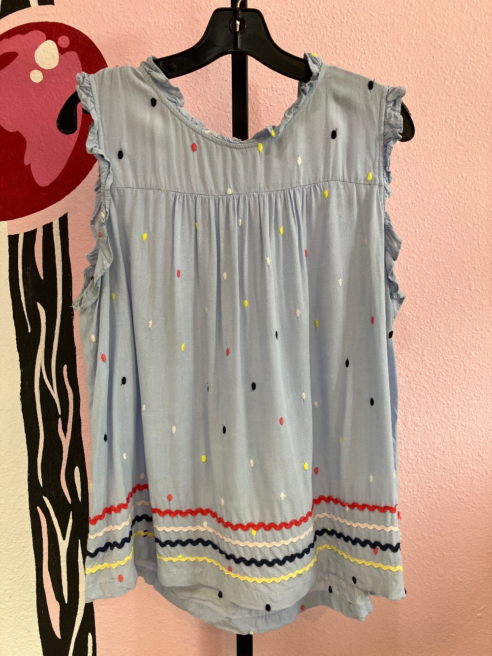 Q&A Polka Dot Blouse