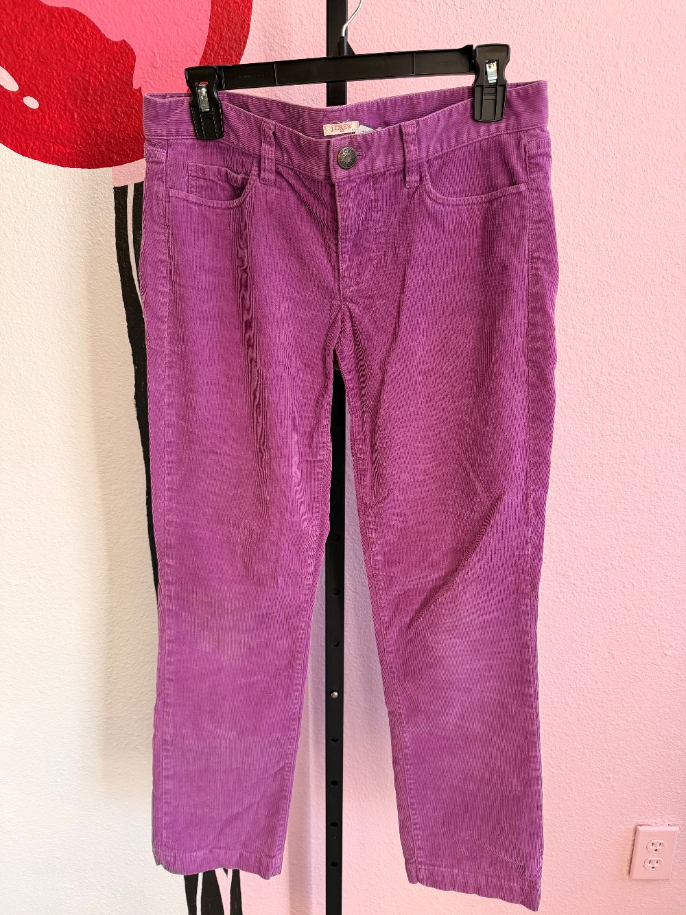 J Crew Matchstick Corduroy Pants