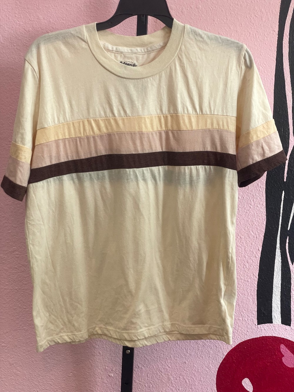 Camp Collection Striped Colorblock Tee