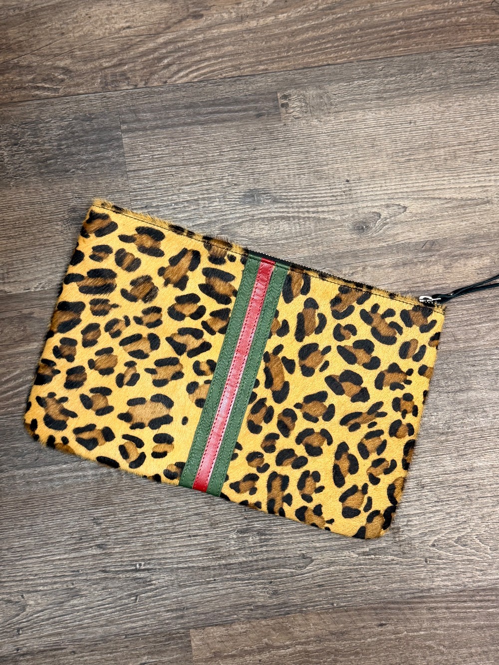 Parker & Hyde Leopard Clutch