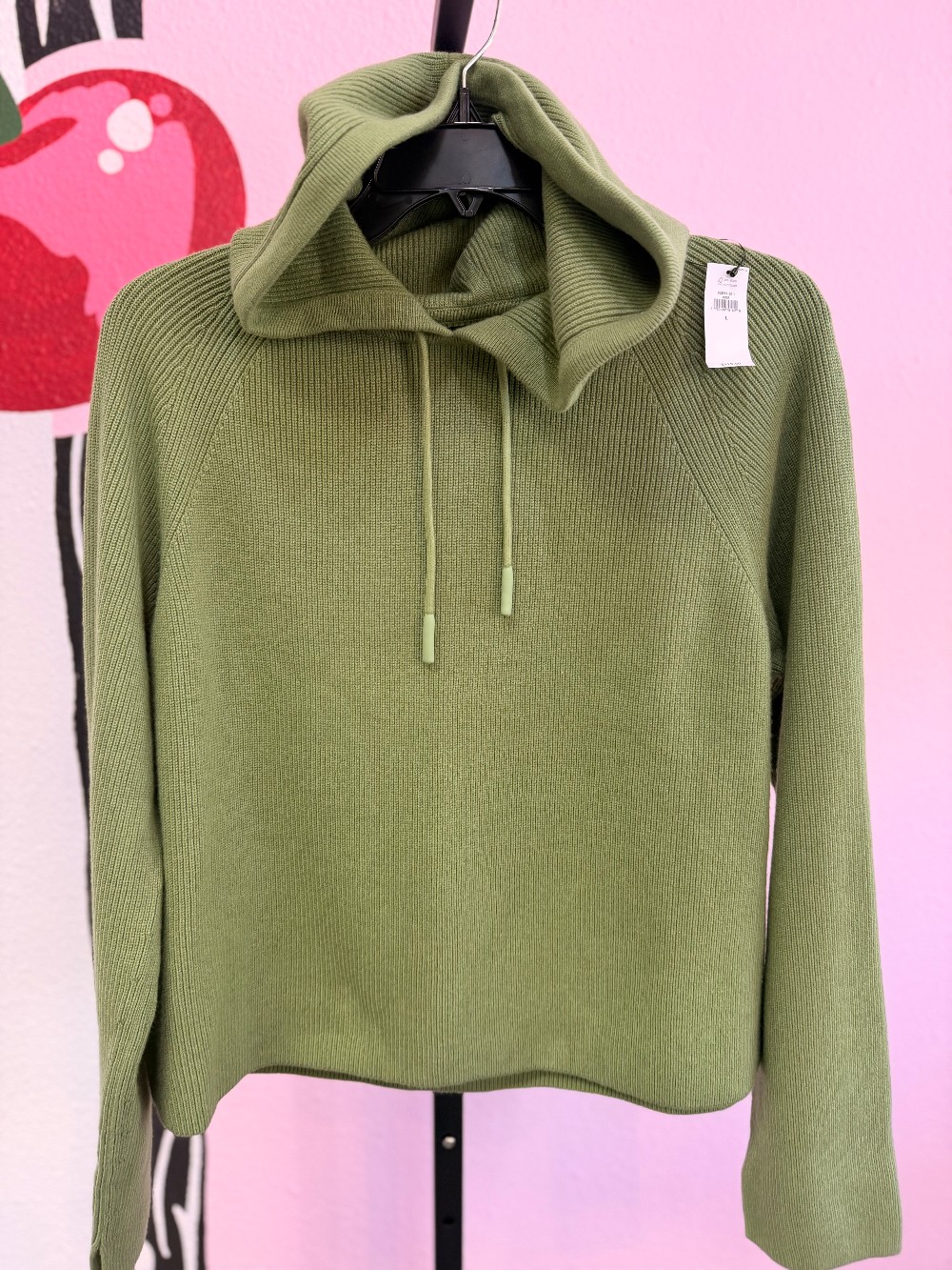 Banana Republic Hooded Cotton Pullover Sweater