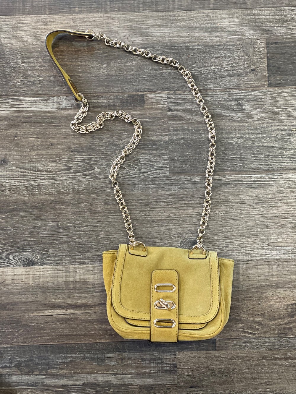 Tila March Paris Suede Chain Strap Crossbody