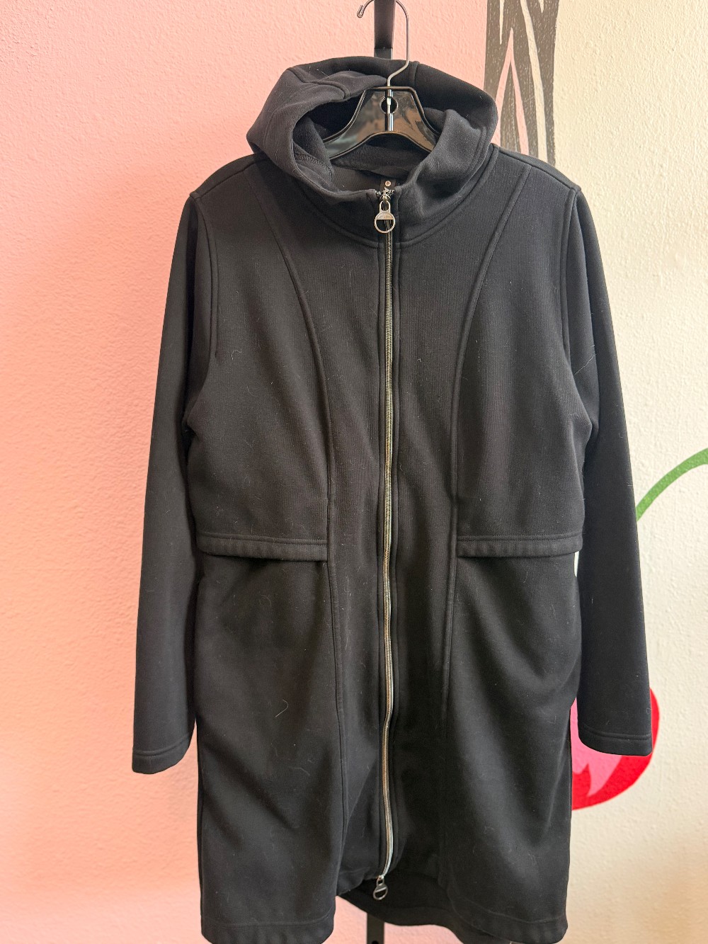 Athleta Long Full Zip Hoodie Jacket