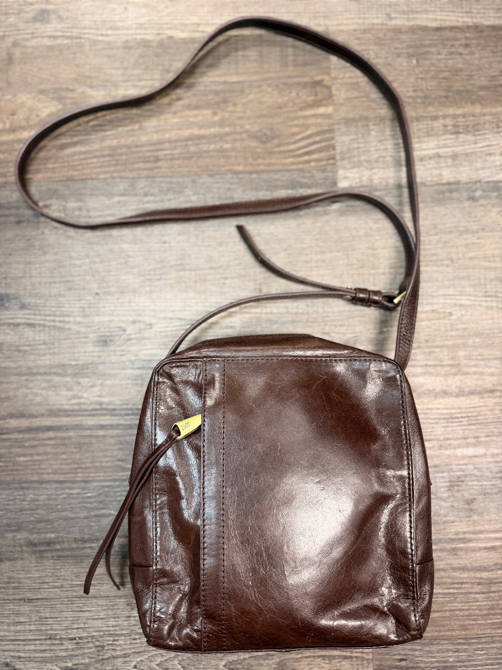 Hobo Leather Square Crossbody