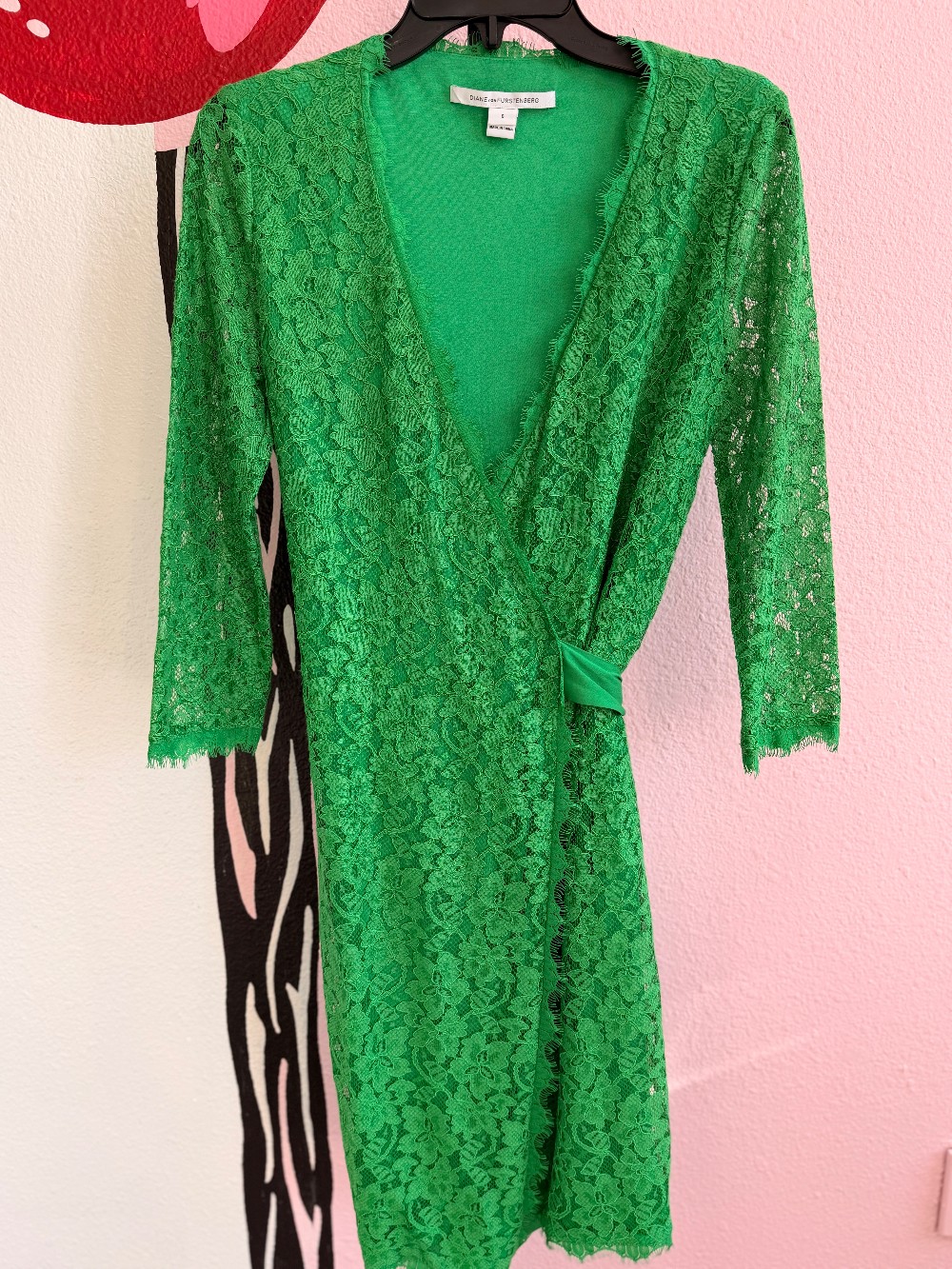 Diane Von Furstenberg Lace Wrap Dress