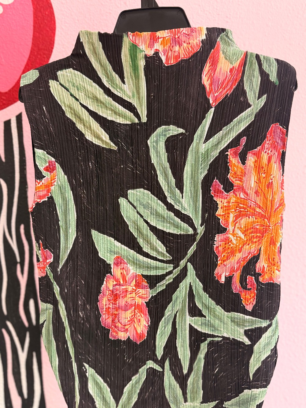 SKFK Floral Mock Neck Top