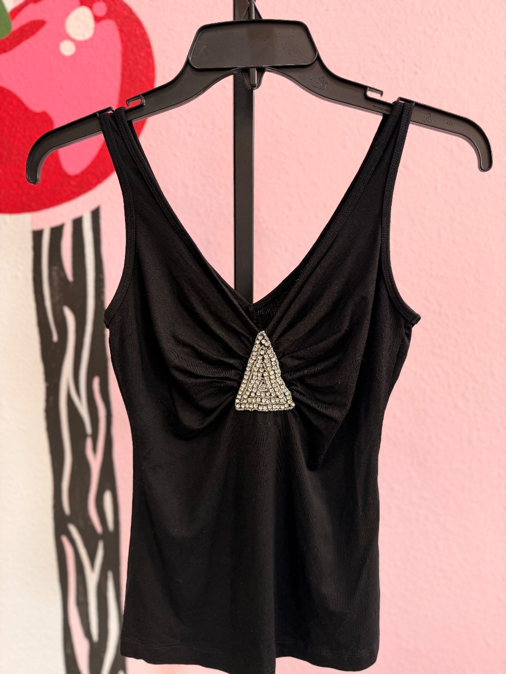 Bebe Rhinestone Cami