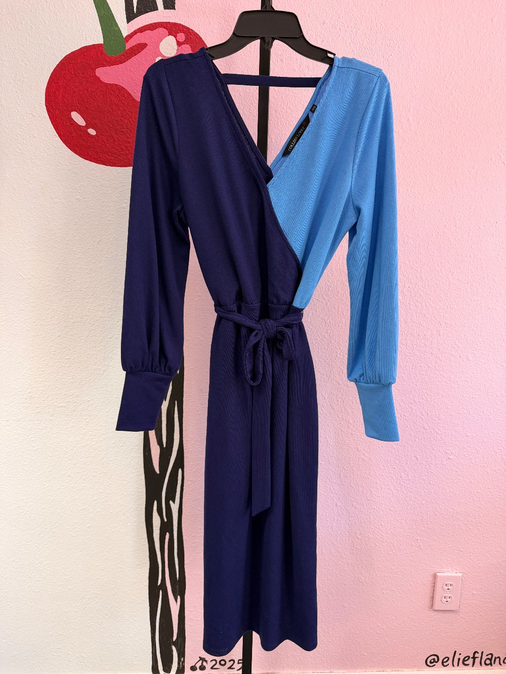 Colleen Lopez 2 Tone Knit  Dress