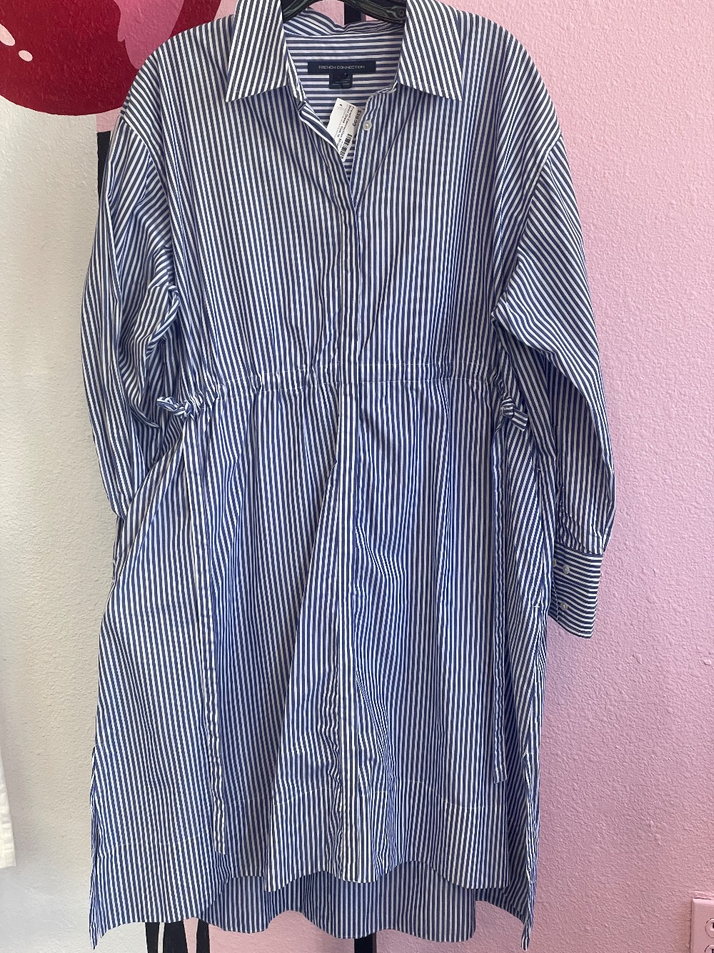 French Connection Striped Shirt Dress