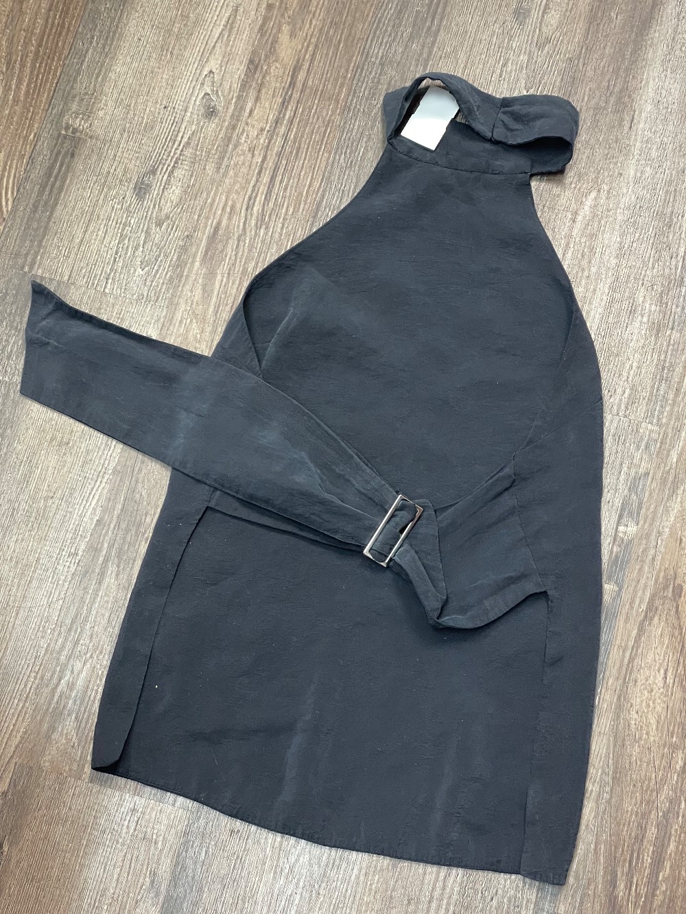 Zara Halter Apron Buckle Back Top