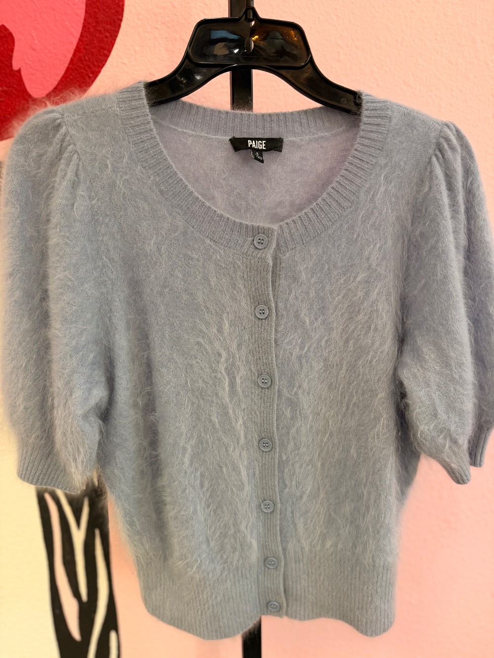 Paige Cashmere Button Down Cardigan Sweater