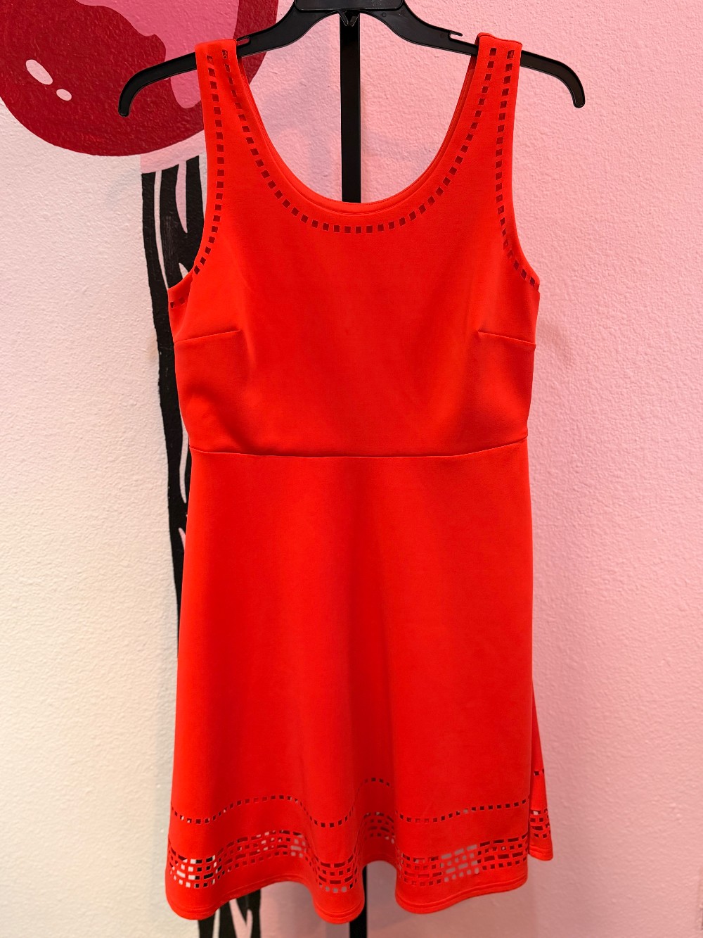 Spense Laser Cut A-Line Dress
